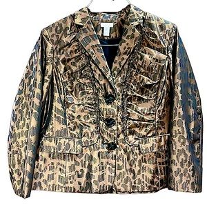 Chico's Leopard Print Jacket 2